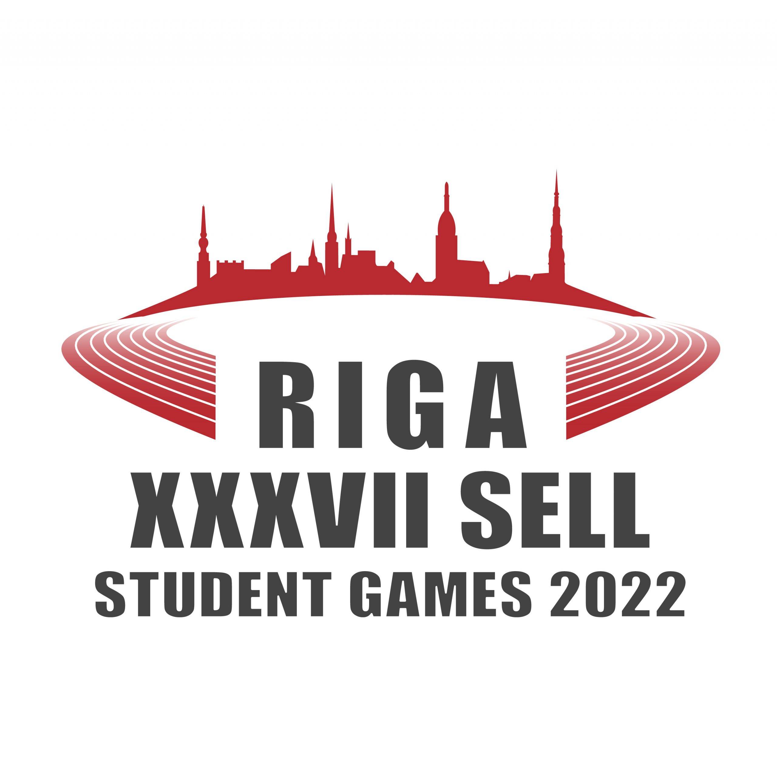 XXXVII SELL Studentu spēļu oficiālais logo.