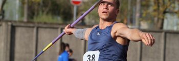Šķēpmetējs Patriks Gailums 32.Latvijas universiādē vieglatlētikā