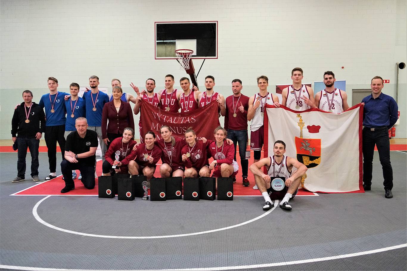 37. SELL Studentu spēļu 3x3 basketbola turnīra medaļnieki